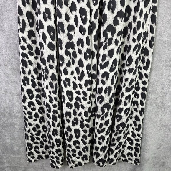 Womens Shein Curve Black & White Leopard Print Maxi Dress Crossback Size XXL - Picture 3 of 9